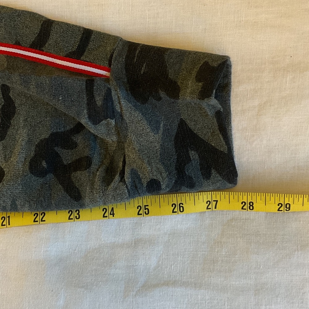 Sundry Green Camo Joggers with Red Side Piping - Picture 5 of 5